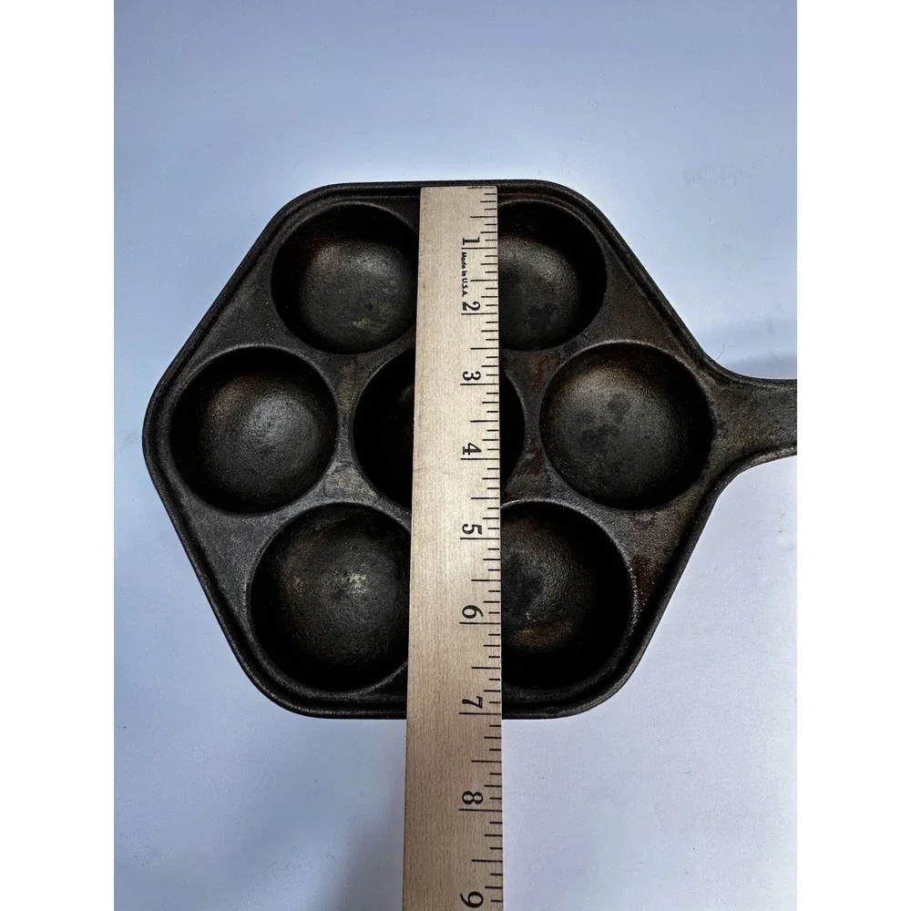 Jøtul Cast Iron Aebleskiver Pan #1 Product of Norway